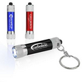 Oceanside LED Flashlight Key Chain (Black)